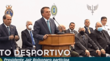 “Quem quer paz, se prepare para a guerra”, diz Bolsonaro